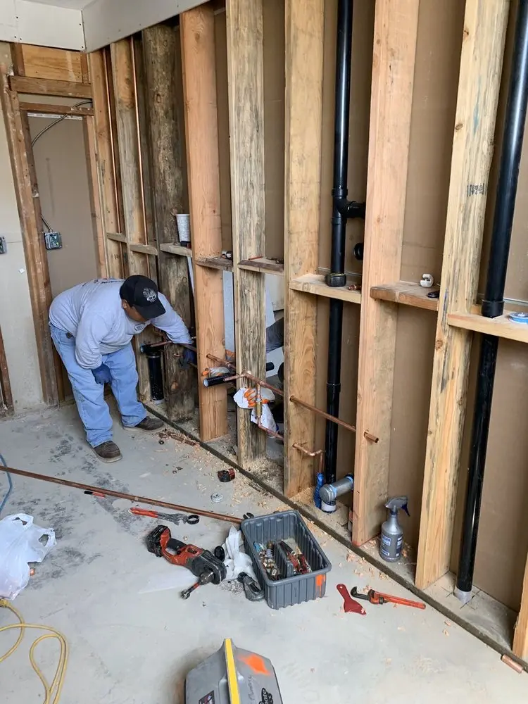 Commercial rough-in plumbing for Gas Line Repair in Ava